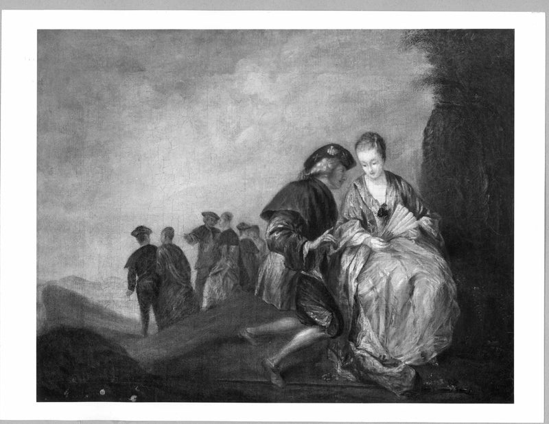 Par av älskare - Antoine Watteau