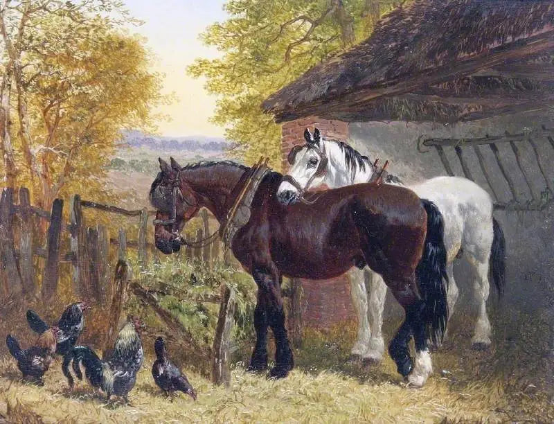 Gårdsplan - John Frederick Herring, Sr.