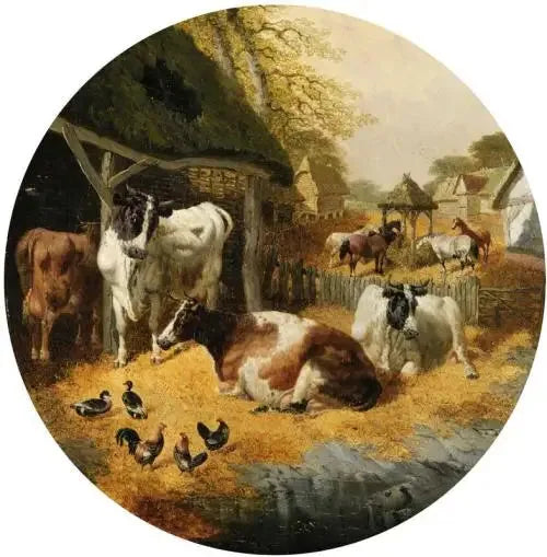 Gårdsplan - John Frederick Herring, Sr.
