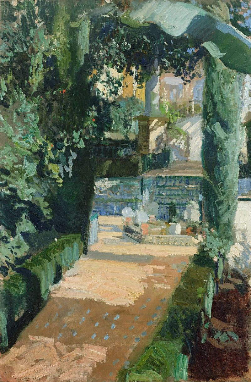Dansens gård, Alcázar, Sevilla - Joaquín Sorolla