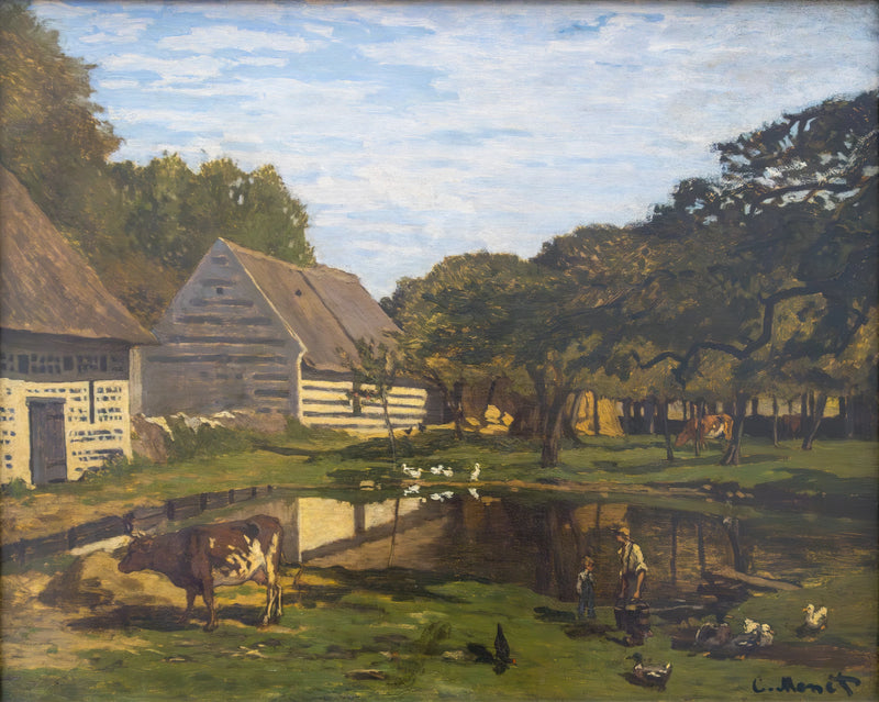 Gård i Normandie W16 - Claude Monet