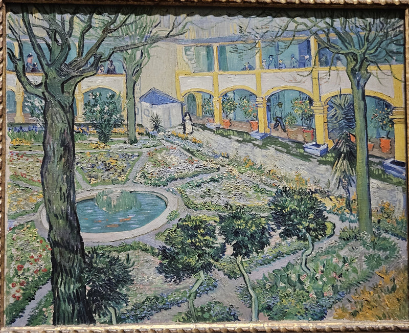 Sjukhusgården i Arles - Vincent van Gogh