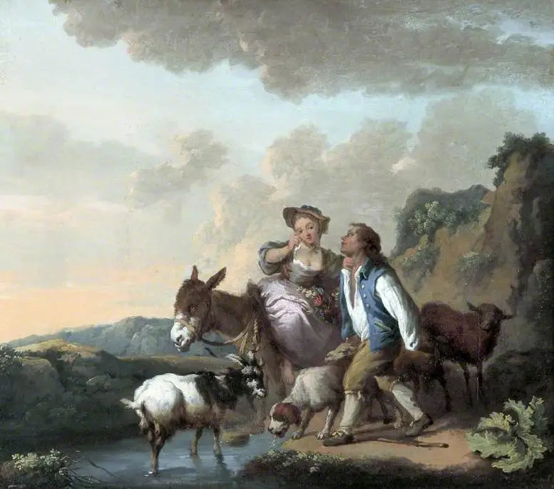 Rustik gård - François Boucher