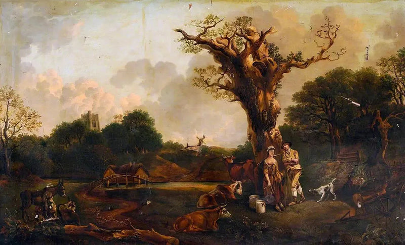 Rustik gård - Thomas Gainsborough