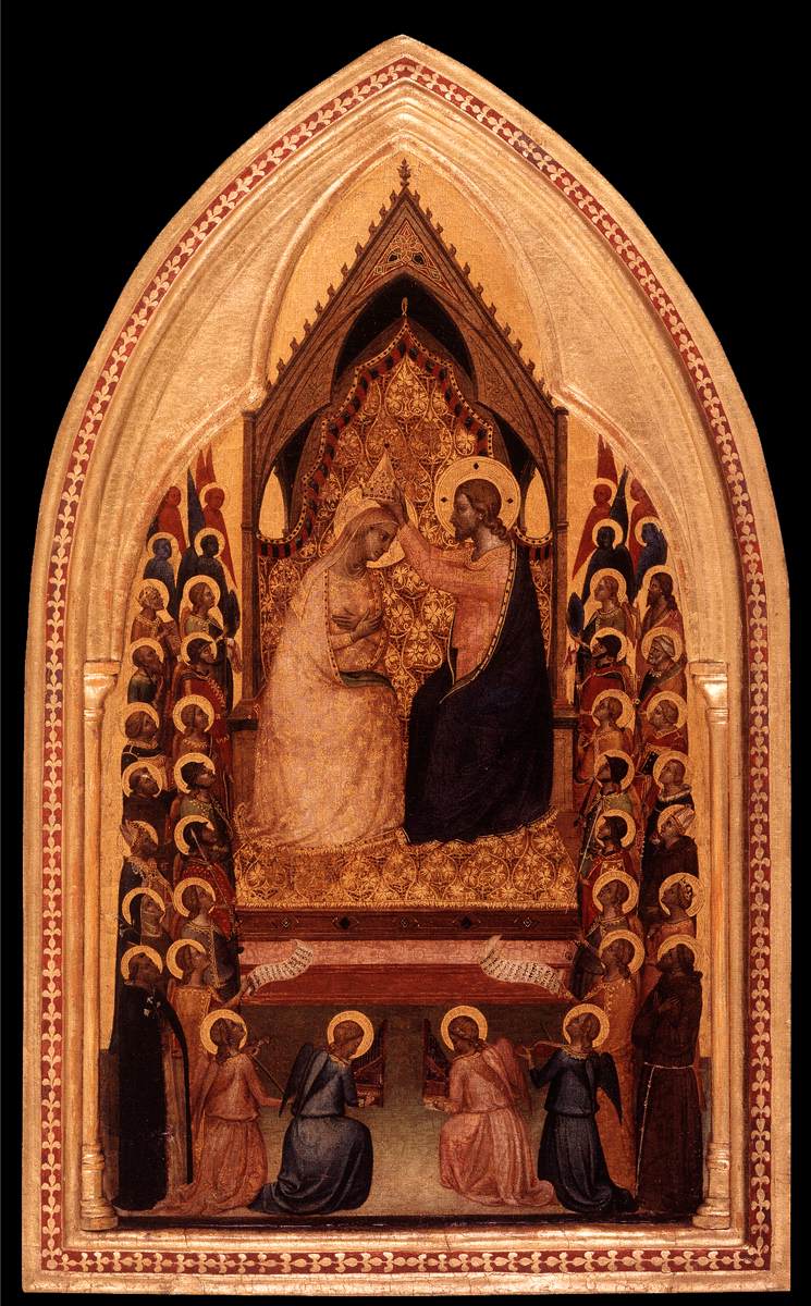 Virgins kröning - Bernardo Daddi