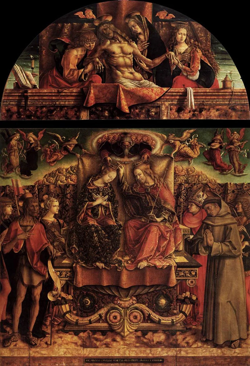 Madonnans kröning - Carlo Crivelli