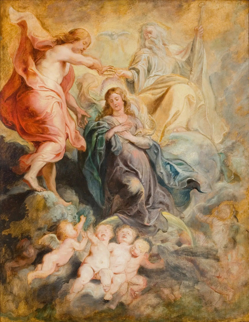 Vårdnad av Jungfru Maria - Peter Paul Rubens