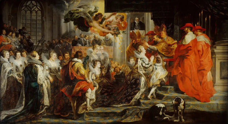 Marie de Médicis kröning den 13 maj 1610 - Peter Paul Rubens