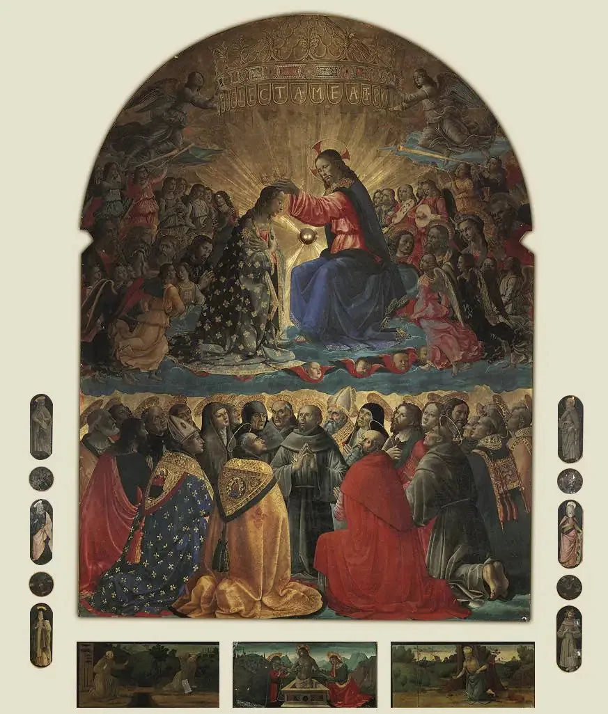 Narni kröning - Domenico Ghirlandaio