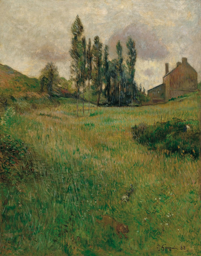 Hundlopp i prärien - Paul Gauguin