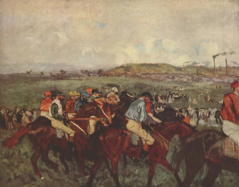 Herrarnas lopp. Före starten - Edgar Degas