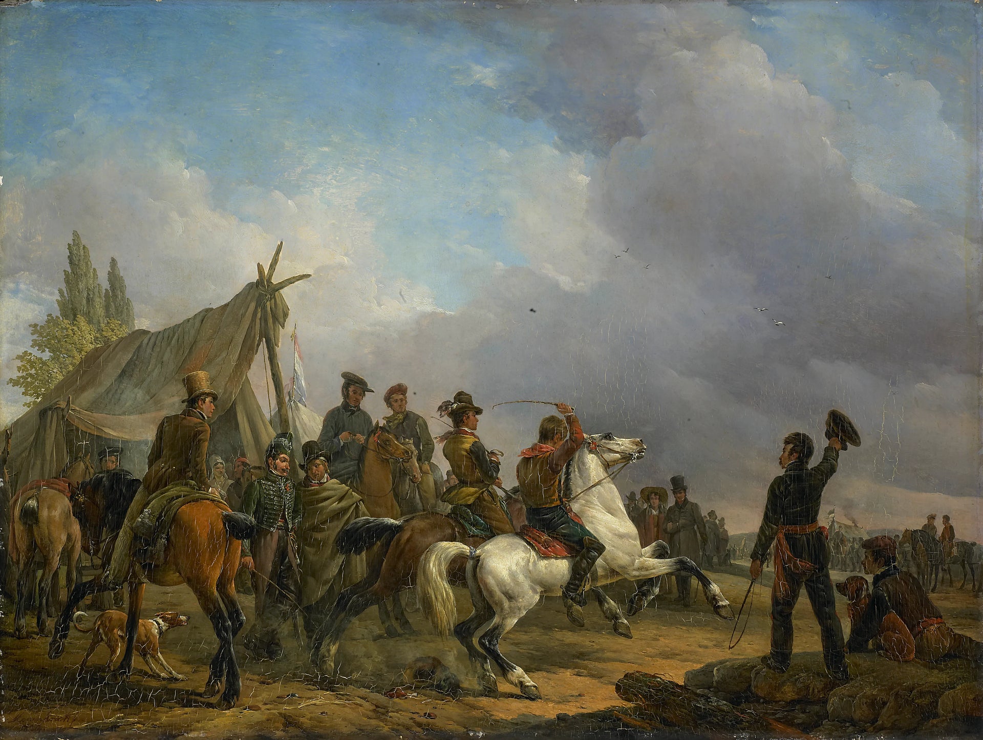 « Courses sous harnais » - Joseph Moerenhout
