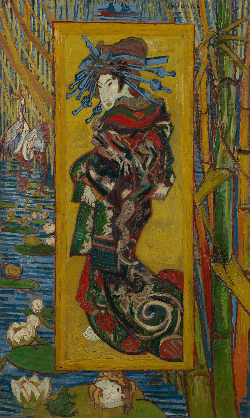 La Courtisane (efter Eisen) - Vincent van Gogh