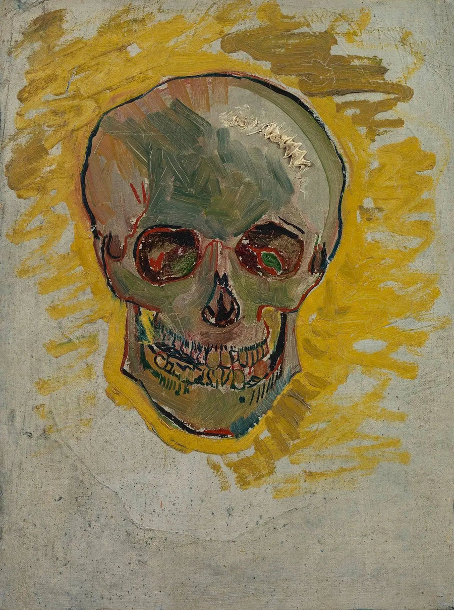 Skelettskalle - Vincent van Gogh