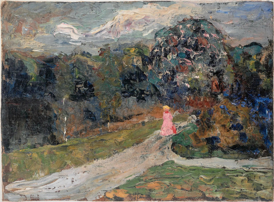 Skymning i den engelska trädgården, München - Vassily Kandinsky