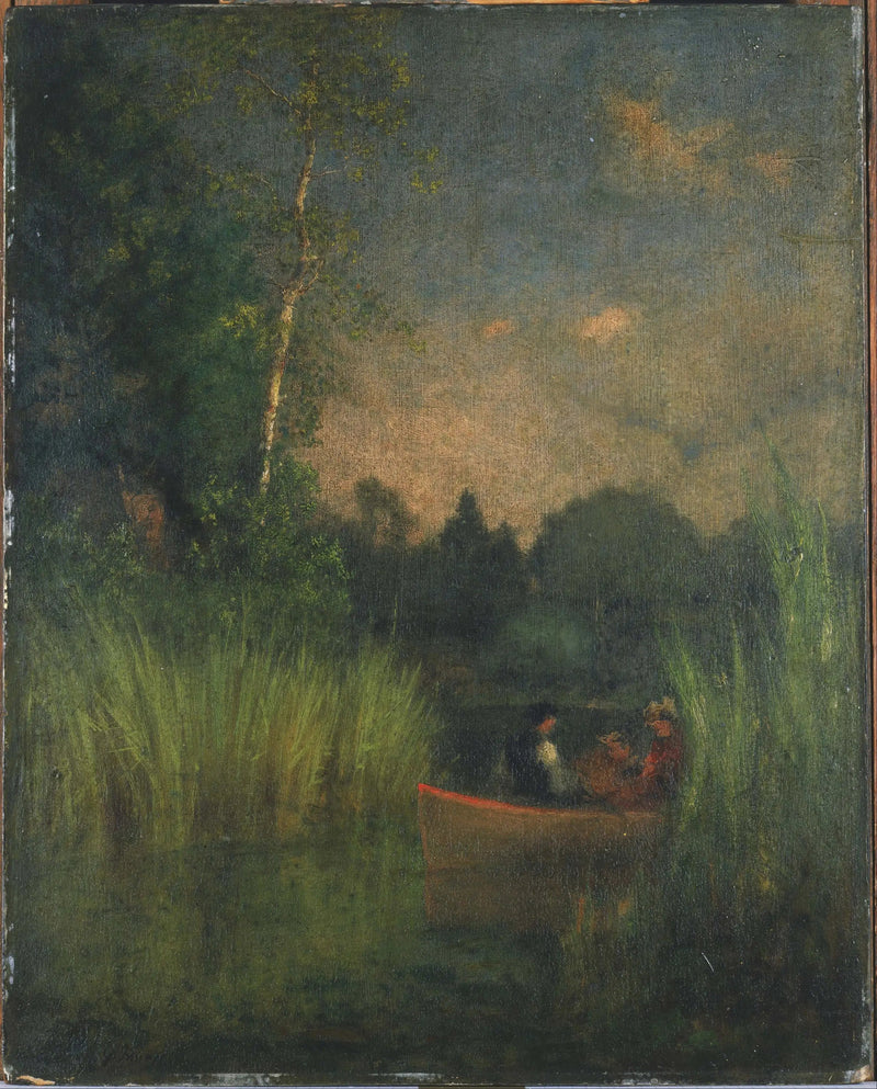 Skymning i vassruggarna (Alexandriabukten) - George Inness