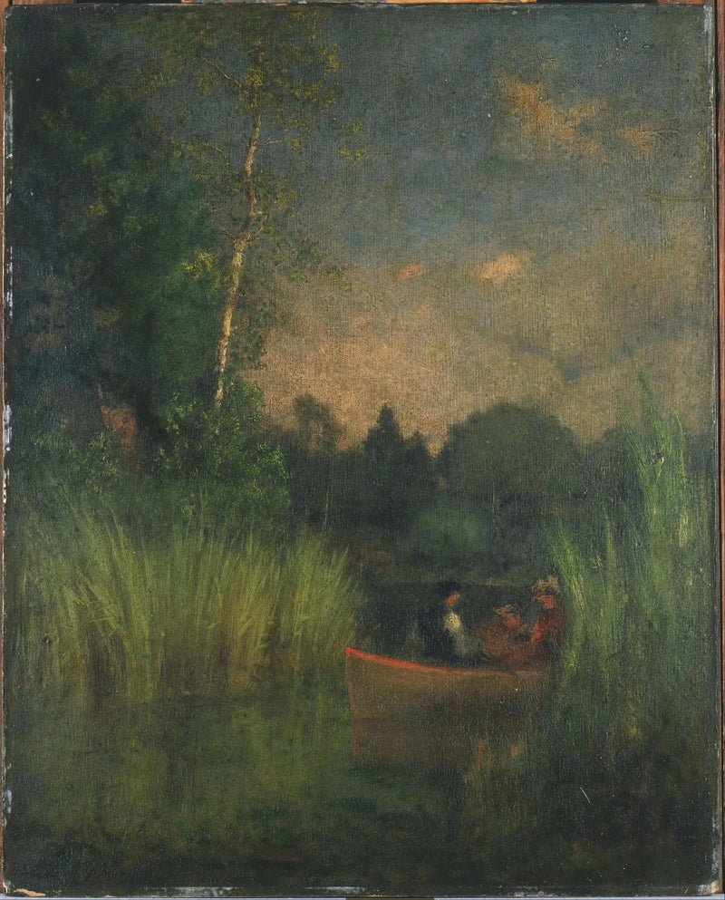 Skymning i vassruggarna (Alexandriabukten) - George Inness