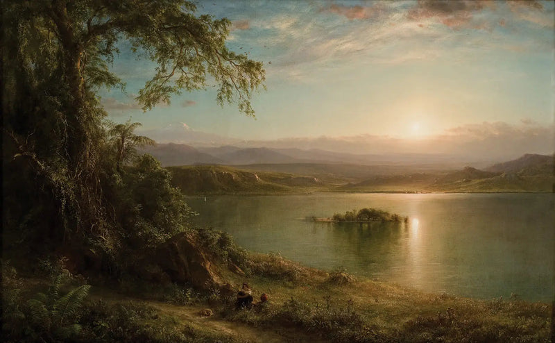 Skymning under tropikerna - Frederic Edwin Church