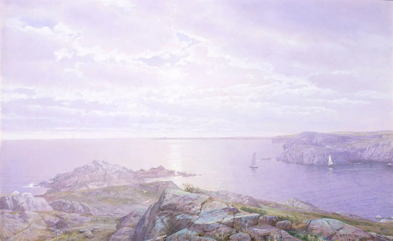 Klippig klippa - William Trost Richards