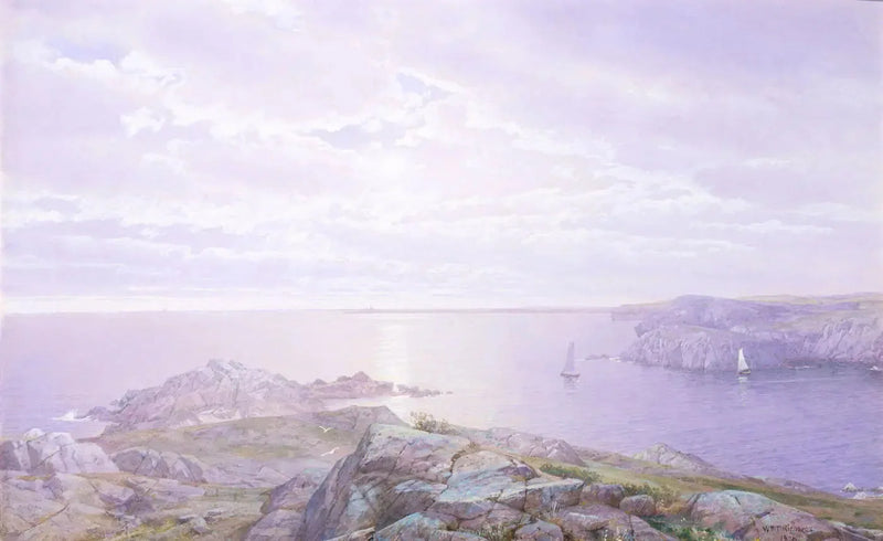 Klippig klippa - William Trost Richards