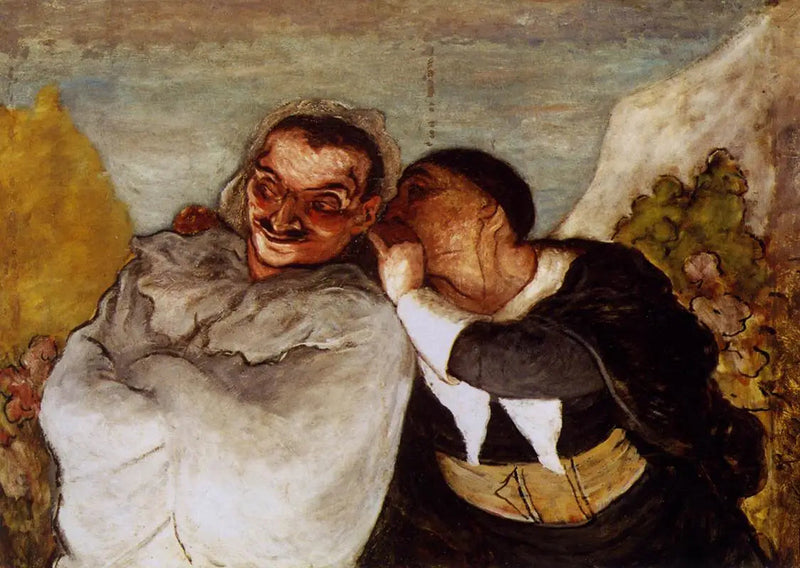Crispin och Scapin - Honoré Daumier