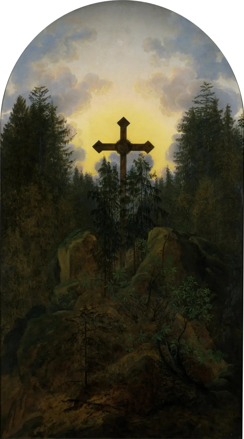 Kors i berget - Caspar David Friedrich