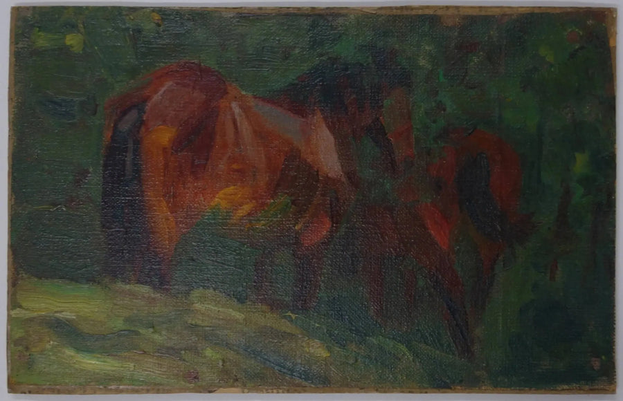 Hästskiss II - Franz Marc