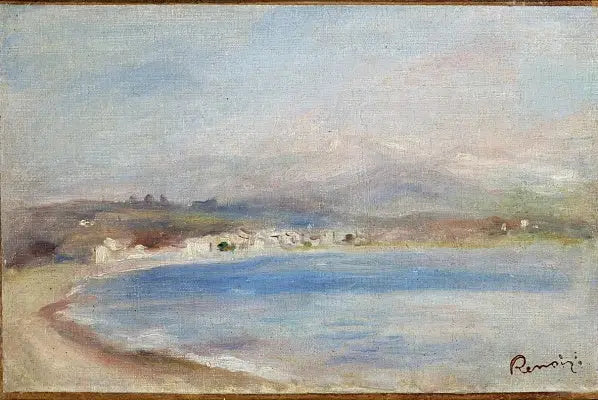 Cros de Cagnes, hav, berg - Pierre-Auguste Renoir