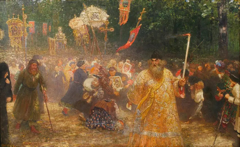 Korsning i ekträ - Ilya Repin