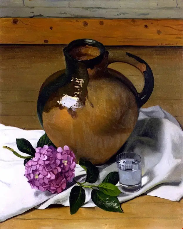 Krukor och hortensia - Félix Vallotton