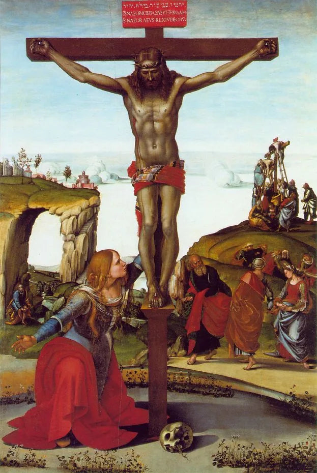 Korsfästelse med Maria Magdalena - Luca Signorelli