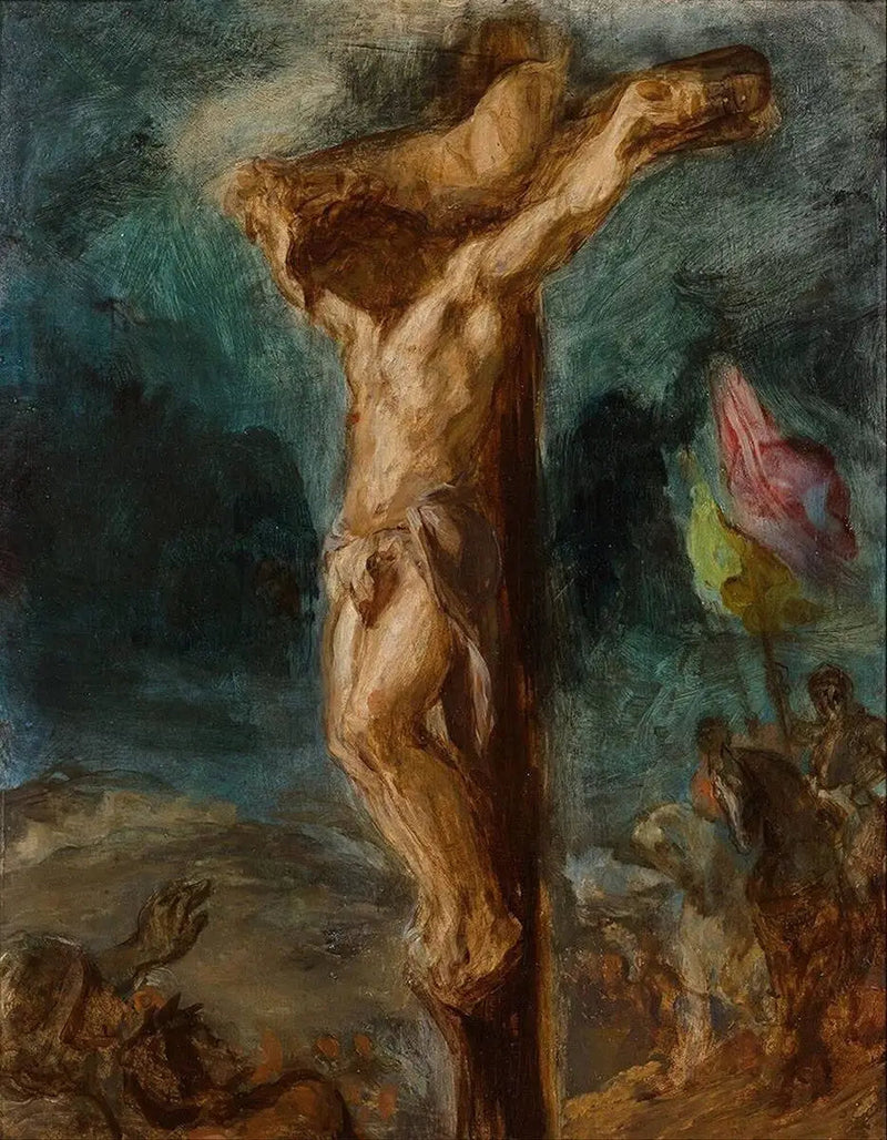 Korsfästelse - Eugène Delacroix