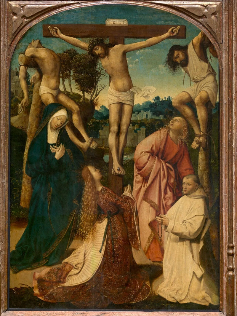 Korsfästelse - Jacob Cornelisz van Oostsanen