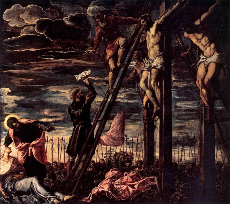 Korsfästelse - Jacopo Tintoretto