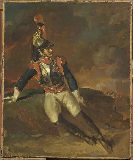Sårad kårman - Théodore Géricault