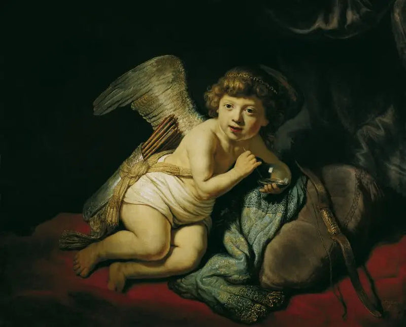 Cupido med såpbubblan - Rembrandt