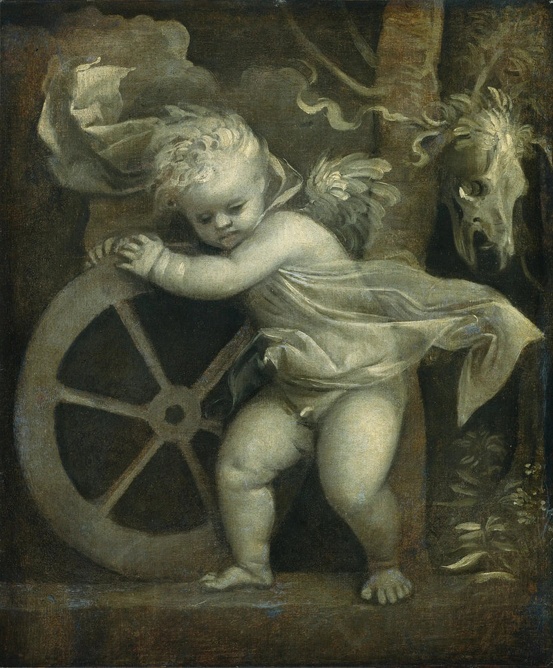Cupido med tidens hjul - Titian