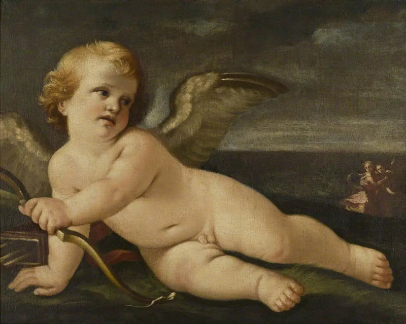 Cupido med sin båge - Guido Reni