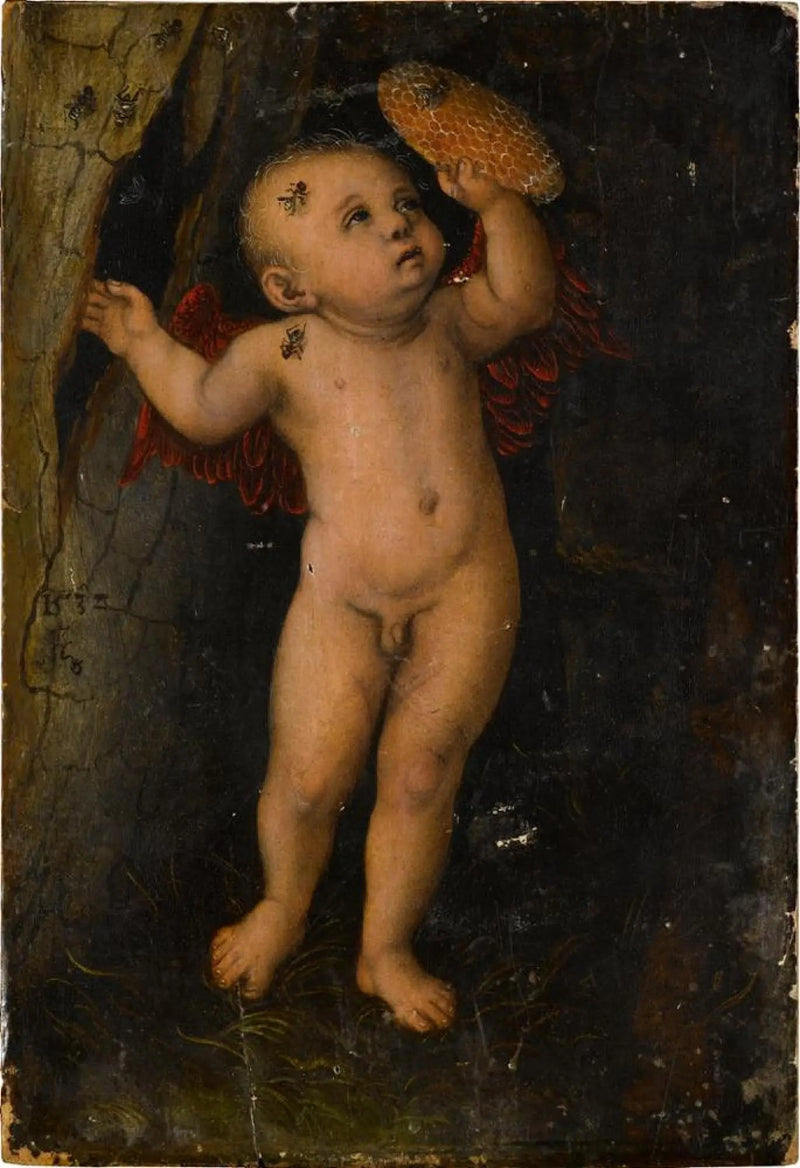 Cupidon som honungsstöldare - Lucas Cranach den äldre