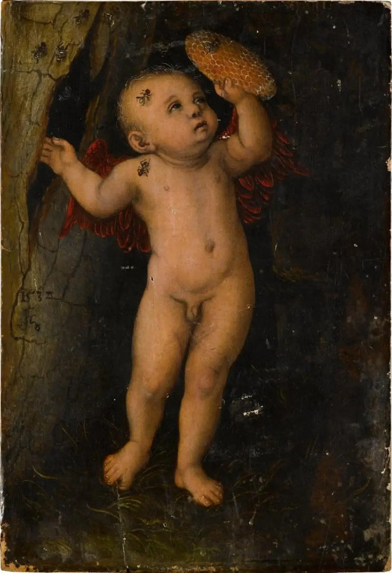 Cupidon som honungsstöldare - Lucas Cranach den äldre