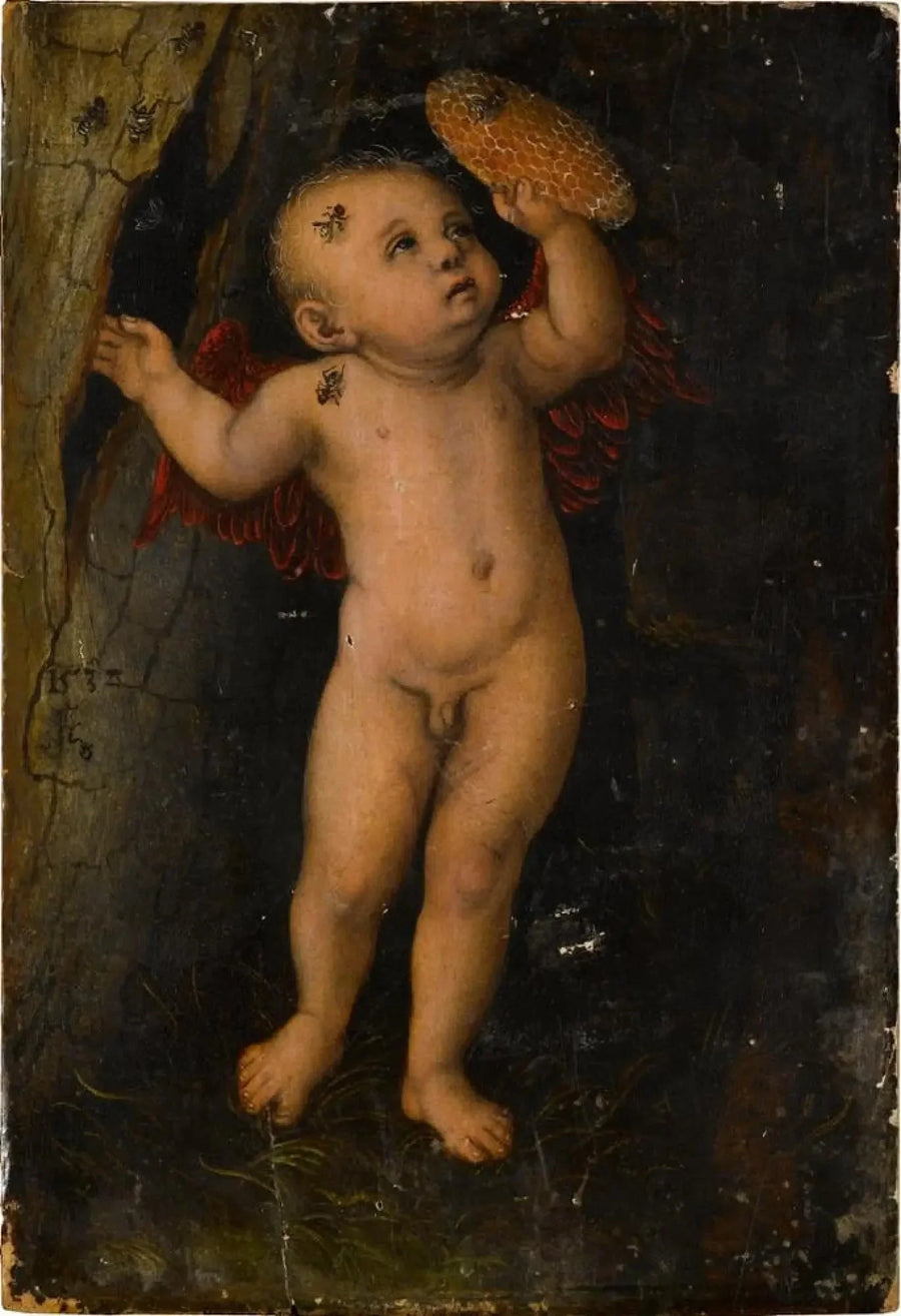 Cupidon som honungsstöldare - Lucas Cranach den äldre