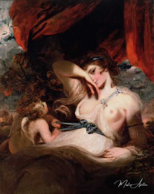 Cupidon défaisant la gaine de Vénus - Joshua Reynolds - Reproductions de tableaux et peintures haut de gamme