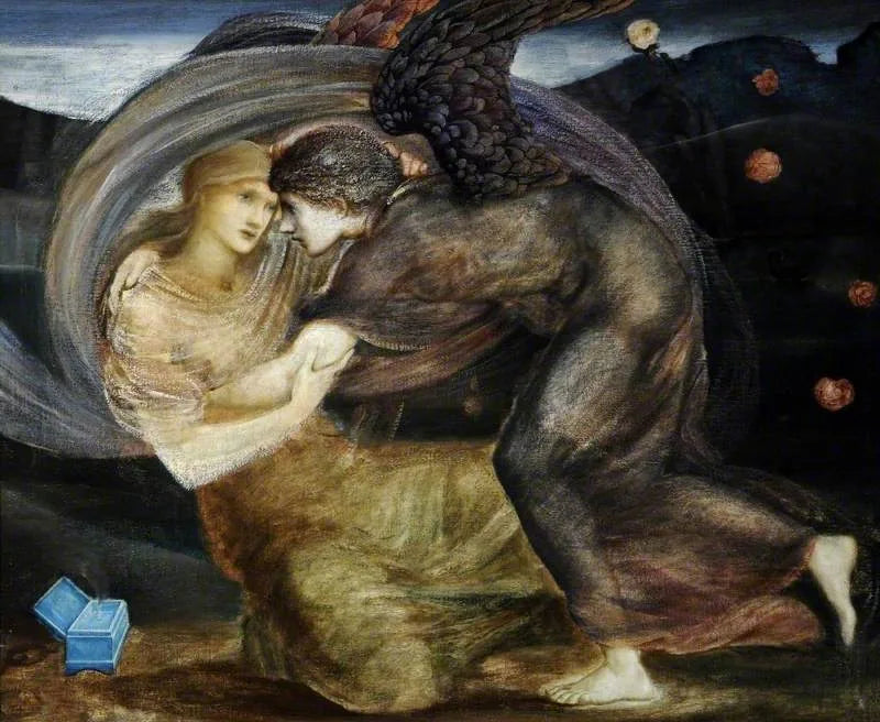 Cupido som frigör Psyche - Edward Burne-Jones