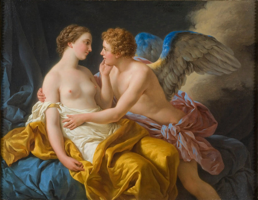 Cupido och Psyche - Louis Jean François Lagrenée