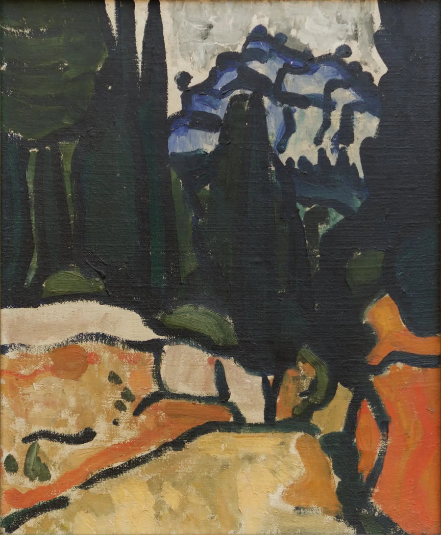 Cypresser vid Cassis - André Derain