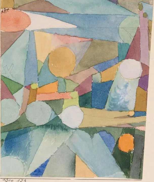 Enligt en skiss från Zürich (Nach einer Scizze aus Zürich) - Paul Klee