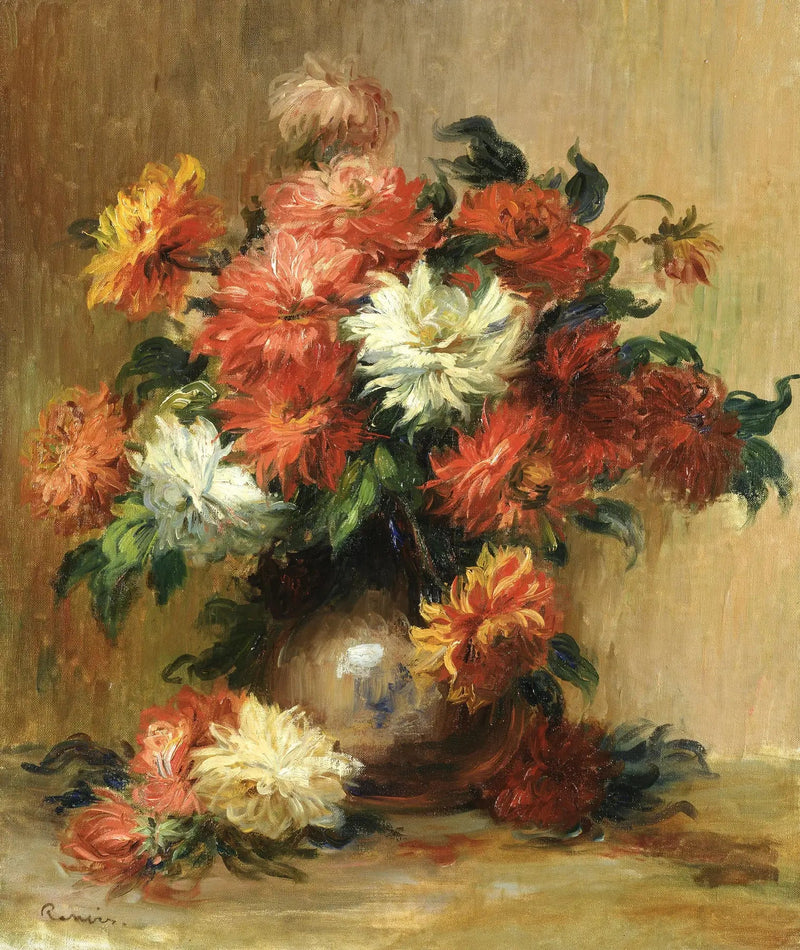 Dahlior - Pierre-Auguste Renoir