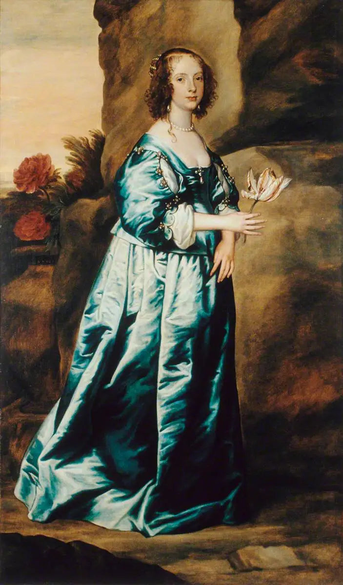 Dame med tulpan - Antoine van Dyck
