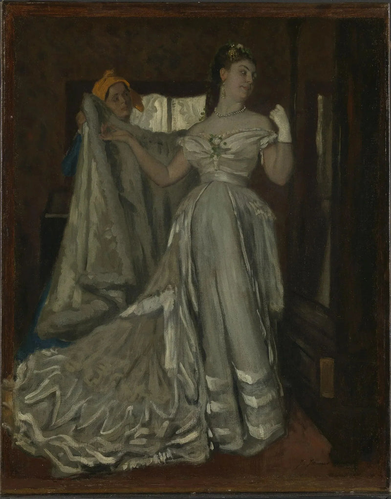 Dam och tjänare - James Tissot