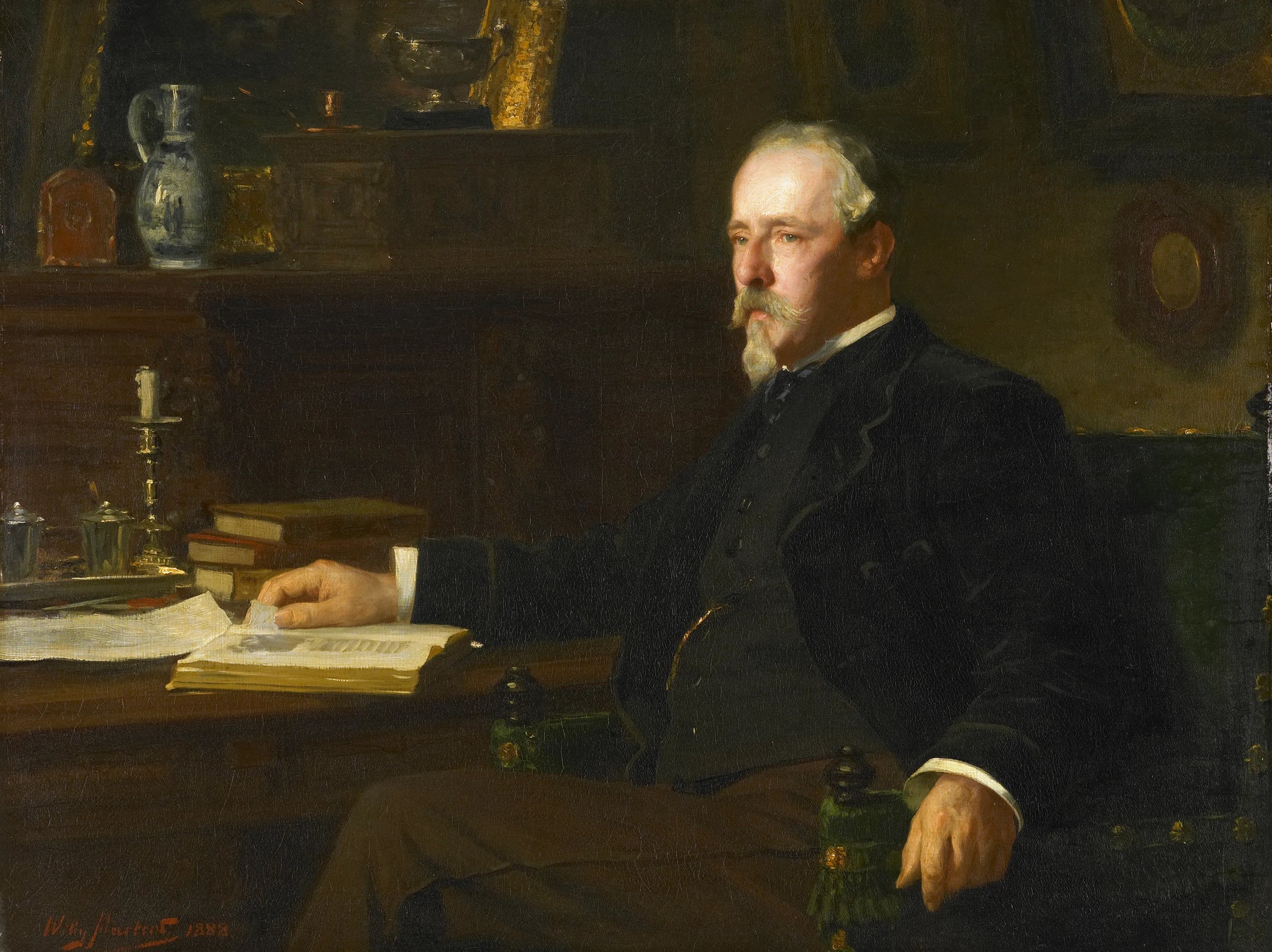 Daniel Franken Dzn (1838-98). Banquier et collectionneur d'art - Willem Martens